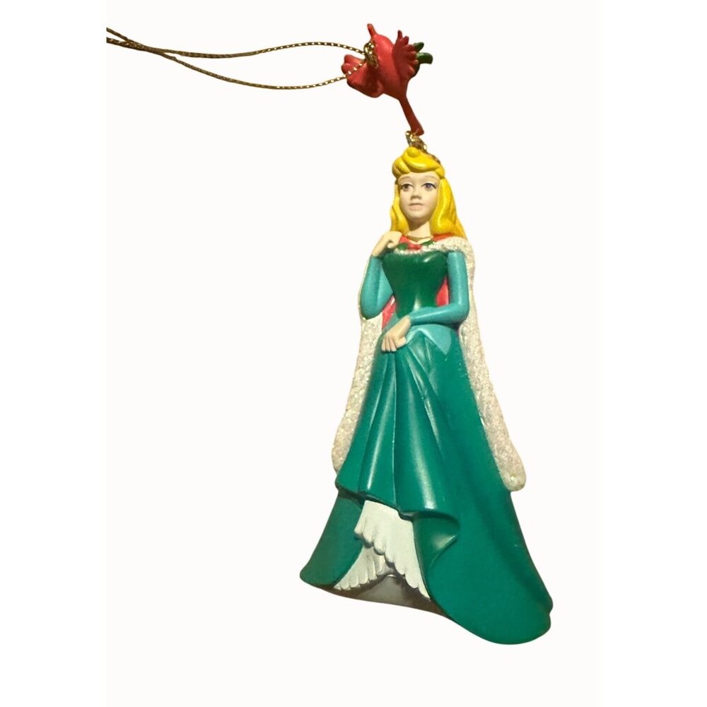 Disney Presidents Edition Aurora‎ Ornament With Red Bird & Gold String